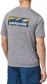 Мужская футболка Patagonia Capilene Cool на каждый день с рисунком