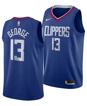 Мужская футболка paul george los angeles clippers icon swingman Nike, синий