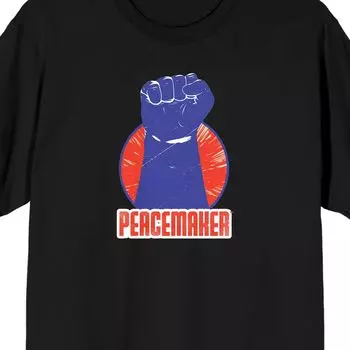 Мужская футболка Peacemaker со сжатыми кулаками Licensed Character