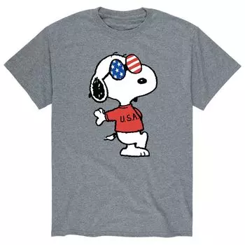Мужская футболка Peanuts Americana Snoopy Licensed Character