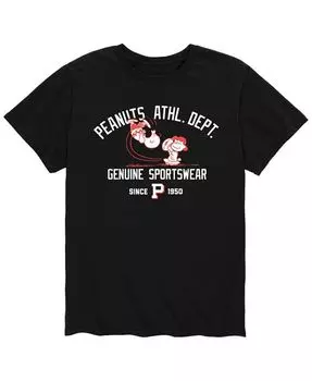 Мужская футболка Peanuts Athletic Department AIRWAVES, черный