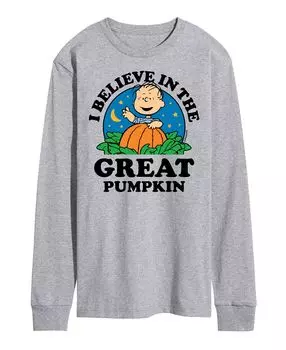 Мужская футболка peanuts believe in great pumpkin AIRWAVES, серый