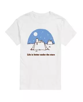 Мужская футболка peanuts better under stars AIRWAVES, белый