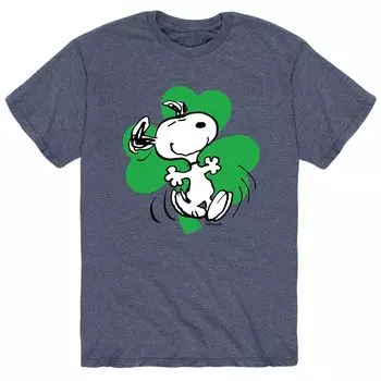 Мужская футболка Peanuts Dancing Snoopy ко Дню Святого Патрика Licensed Character