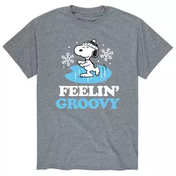 Мужская футболка Peanuts Feelin Groovy Licensed Character