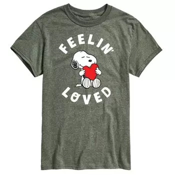 Мужская футболка Peanuts Feelin' Loved Licensed Character