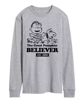 Мужская футболка peanuts great pumpkin believer AIRWAVES, серый