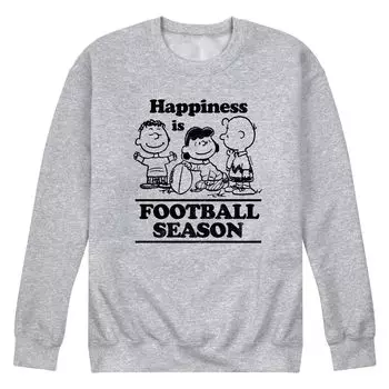Мужская футболка Peanuts Happiness Is Football Season Licensed Character