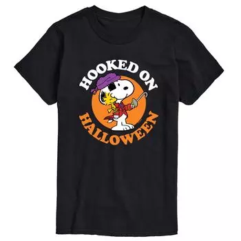 Мужская футболка Peanuts Hooked On Halloween Licensed Character