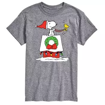 Мужская футболка Peanuts House Sleigh Tee Licensed Character