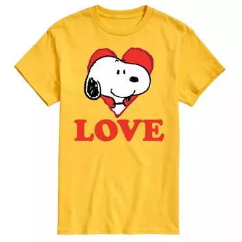 Мужская футболка Peanuts I Love Snoopy Licensed Character