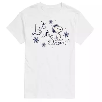 Мужская футболка Peanuts Let It Snow Licensed Character