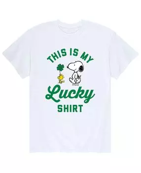 Мужская футболка peanuts lucky shirt AIRWAVES, белый