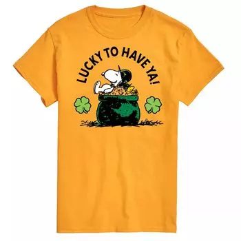 Мужская футболка Peanuts Lucky To Tee Licensed Character