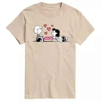 Мужская футболка Peanuts Lucy Heart Thoughts Licensed Character