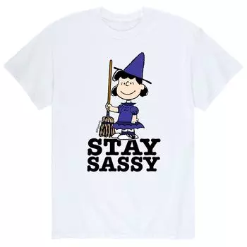 Мужская футболка Peanuts Lucy Stay Sassy Licensed Character