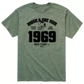 Мужская футболка Peanuts Music & Art Fair Licensed Character