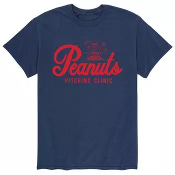 Мужская футболка Peanuts Pitching Clinic Licensed Character