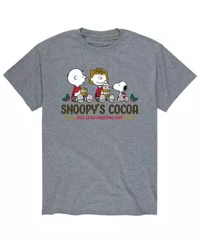 Мужская футболка peanuts snoop's cocoa AIRWAVES, серый