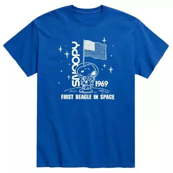Мужская футболка Peanuts Snoopy First Beagle In Space Tee Licensed Character