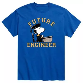 Мужская футболка Peanuts Snoopy Future Engineer Licensed Character