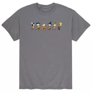 Мужская футболка Peanuts Snoopy Halloween Line Licensed Character, серый