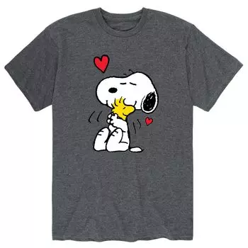 Мужская футболка Peanuts Snoopy Lots of Love Licensed Character