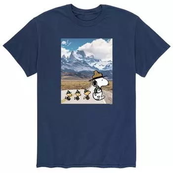 Мужская футболка Peanuts Snoopy Nature Crossing Licensed Character
