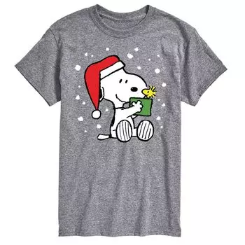 Мужская футболка Peanuts Snoopy Present Licensed Character