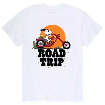 Мужская футболка Peanuts Snoopy Road Trip Licensed Character