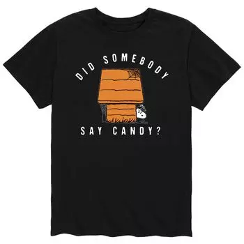 Мужская футболка Peanuts Snoopy Some Some Say Candy Licensed Character