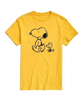 Мужская футболка peanuts snoopy woodstock AIRWAVES