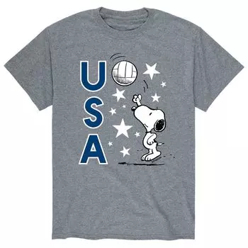 Мужская футболка Peanuts USA Volley Licensed Character