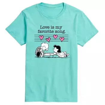 Мужская футболка Peanuts Valentine Piano Tee Licensed Character