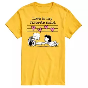 Мужская футболка Peanuts Valentine Piano Tee Licensed Character