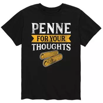 Мужская футболка "Penne For Your Thoughts" Licensed Character