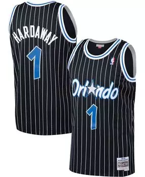 Мужская футболка penny hardaway black orlando magic 1994-95 hardwood classics swingman jersey Mitchell & Ness, черный