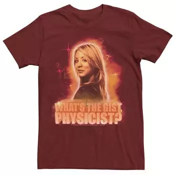 Мужская футболка Penny What's The Gist Physicist The Big Bang Theory Licensed Character