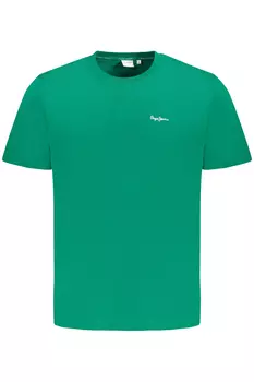 Мужская футболка Pepe Jeans с коротким рукавом с логотипом бренда, зеленый