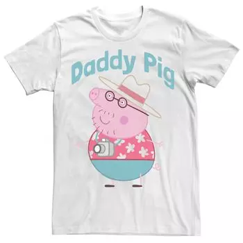Мужская футболка Peppa Pig Daddy Pig Licensed Character