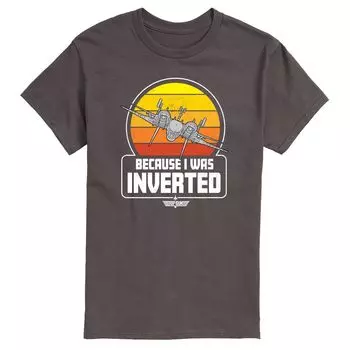 Мужская футболка перевернутого типа Top Gun Licensed Character