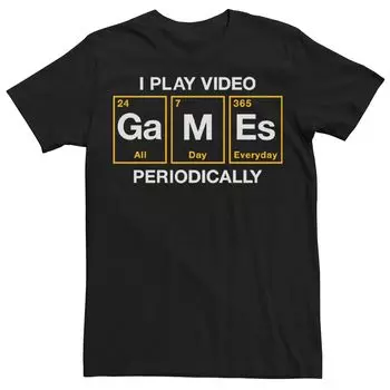 Мужская футболка Periodic Gamer Licensed Character