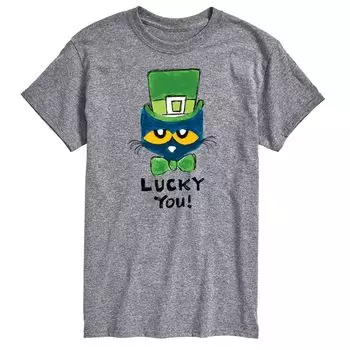 Мужская футболка Pete Cat Lucky You Licensed Character