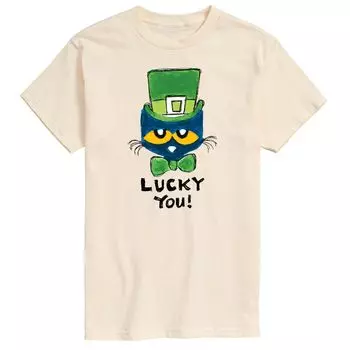 Мужская футболка Pete Cat Lucky You Licensed Character
