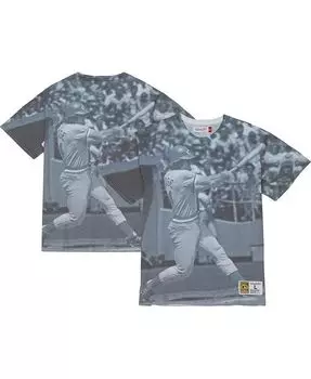 Мужская футболка Pete Rose Cincinnati Reds Cooperstown Collection с сублимированным рисунком игрока Mitchell & Ness, белый