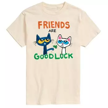 Мужская футболка Pete The Cat Friends Are Good Luck Licensed Character