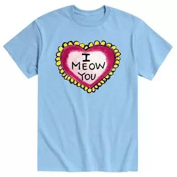 Мужская футболка Pete The Cat I Meow You Licensed Character