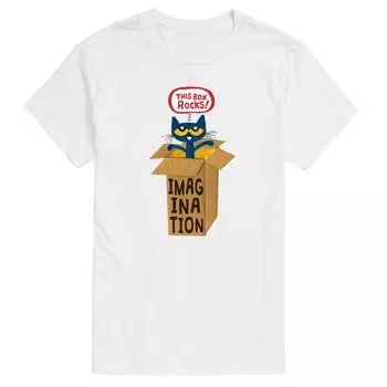 Мужская футболка Pete The Cat Imagination Box Licensed Character
