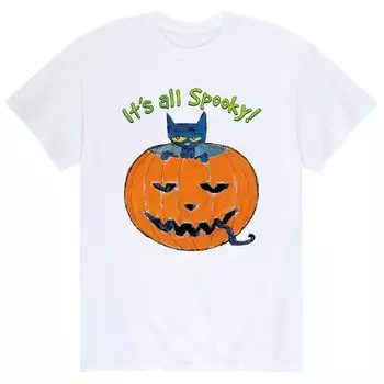 Мужская футболка Pete The Cat It It’s All Spooky Licensed Character