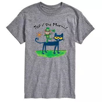 Мужская футболка Pete The Cat Mornin' Leprechaun Licensed Character